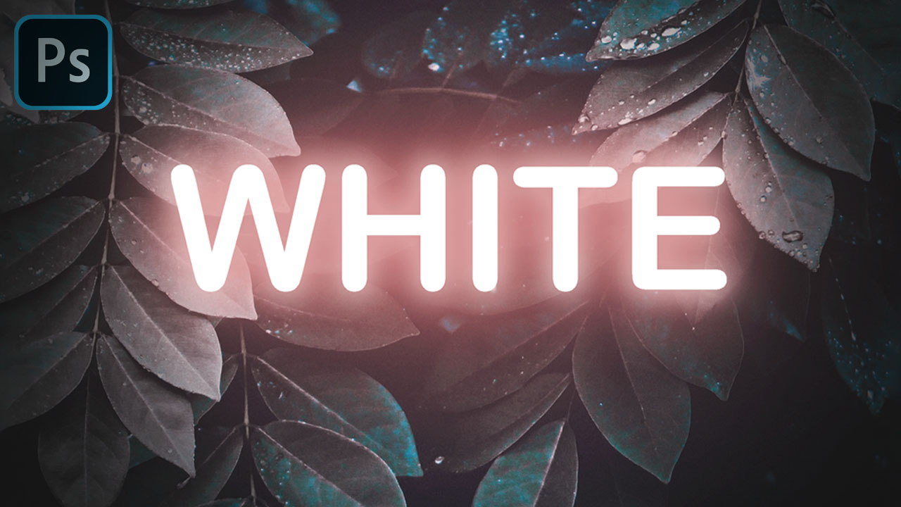 how to make glowing text on photoshop